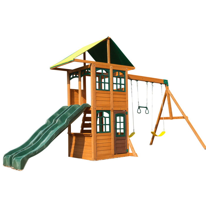KidKraft Treasure Cove Wooden Swing Set & Reviews Wayfair